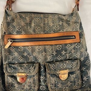 Original LV denim hobo bag.